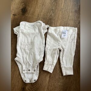 Carter's Soft White Baby Onesie